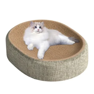 Eco-Friendly Wooden Cat Scratcher Bed Board