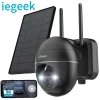 ieGeek Solar-Powered Outdoor PTZ Surveillance Camera