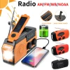 Sustainable Solar Hand Crank Radio Power Bank