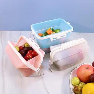 Reusable Leakproof Silicone Food Storage Bags