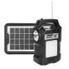 Solar Rechargeable Portable Flashlight Power Bank