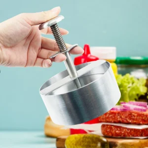 Nonstick Stainless Steel Burger Patty Press Mold
