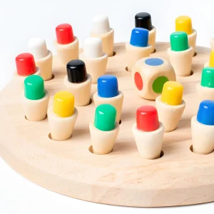 Sustainable Wooden Montessori Memory Puzzle Game