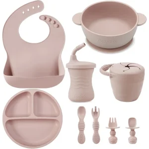 BPA-Free Silicone Baby Feeding Utensils Set