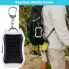 Keychain Solar Power Bank with LED Light